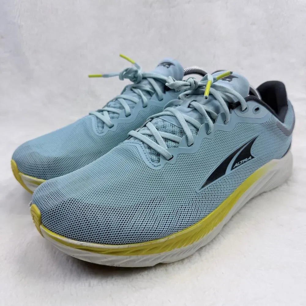 Altra Rivera 3 Mens Running Shoes Blue Yellow Cushioned Athletic Size 10.5